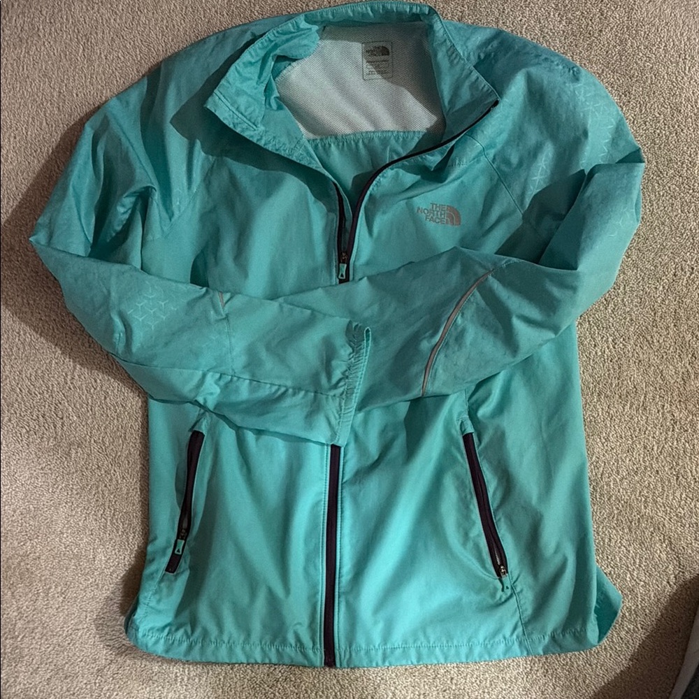 The North Face Women's Teal Zip-Up Utility Jacket